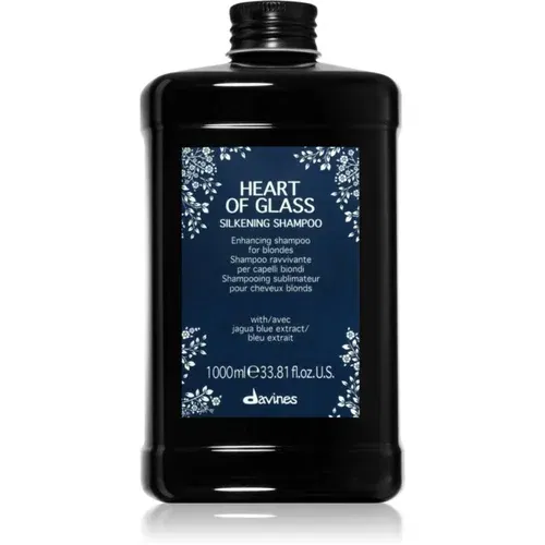 DAVINES Heart of Glass Silkening Shampoo nežni čistilni šampon za blond lase 1000 ml