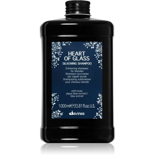 DAVINES Heart of Glass Silkening Shampoo nježni &amp;scaron;ampon za či&amp;scaron;ćenje za plavu kosu 1000 ml Slike
