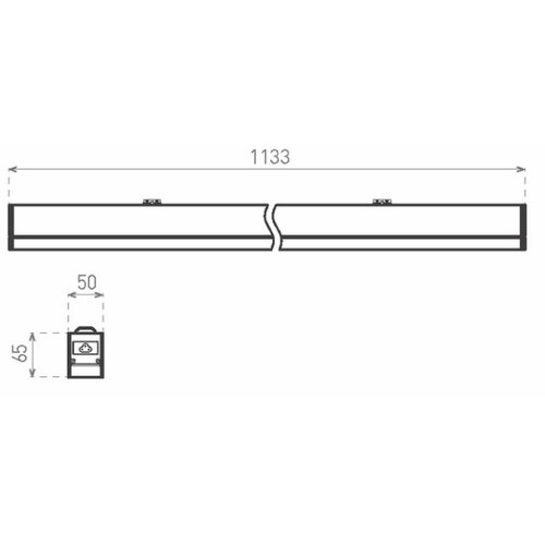  greenlux GXPR068 - led fluorescentna svetiljka profi linear ii LED/36W/230V 4000K Slike