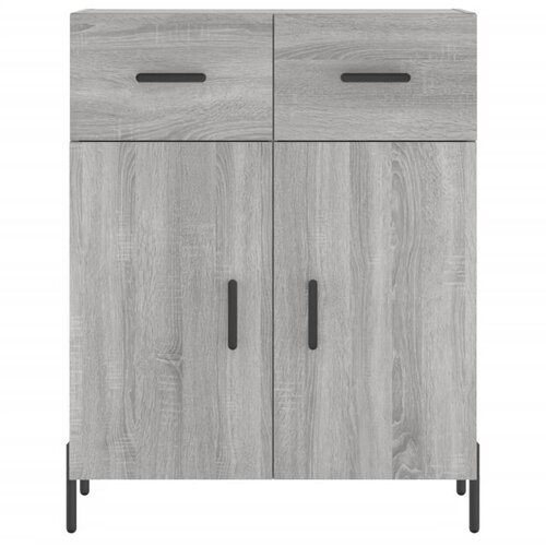  Visoka komoda siva sonome 69,5x34x180 cm od konstruiranog drva Slike