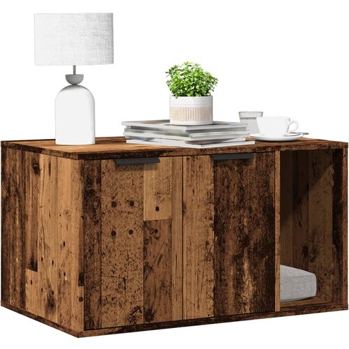  Kutija za mačji pijesak boja drva 80x50x45 cm konstruirano drvo Cijene