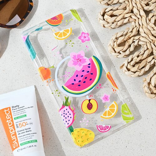  Maska za Samsung Galaxy S23 Ultra Summer Fruits Print Magsafe Cene