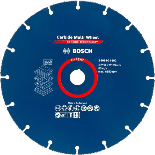 Bosch expert carbide multi wheel rezna ploča od 230 mm, 22,23 mm 2608901682 Cene