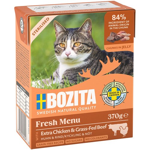 Bozita Miješano pakiranje 24 x 370 g - U želeu: Sterilised s piletinom i govedinom Cijene
