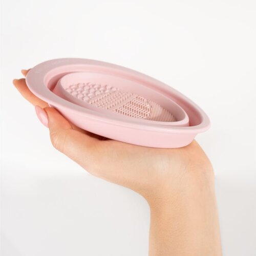 Brushworks Silicone Makeup Brush Cleaning Bowl silikonski pripomoček za či&amp;scaron;čenje čopičev 1 kos Slike