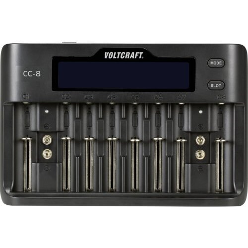 Voltcraft CC-8 Punjač dugmastih baterija LiIon, LiFePO, NiMH, NiCd A, Mignon (AA), Micro (AAA), Mini (AAAA), Baby (C), Sub-C Cijene