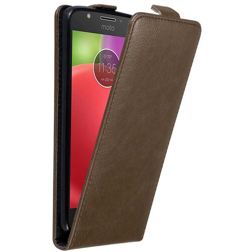 Cadorabo Ohi&scaron;je, združljivo z Motorola MOTO E4 v kava rjava - Za&scaron;čitni ovitek v obliki flipa z magnetnim zapiranjem, (20562294) Cene
