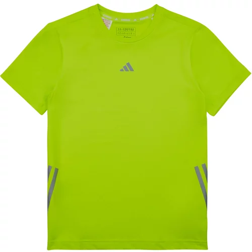 Adidas Majice s kratkimi rokavi RUN 3S TEE Zelena