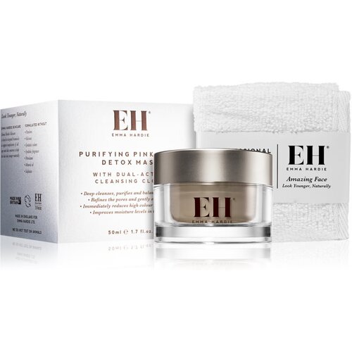 Emma Hardie Brilliance Purifying Pink Clay Detox Mask čistilna maska za obraz iz ilovice 50 ml Slike
