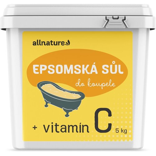 Allnature Epsom salt Vitamin C sol za kopel z vitaminom C 5000 g Cene