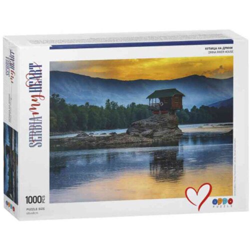Oddo Puzzle Slagalica Kućica na Drini Puzzles Serbia My Heart Collection slagalice 960513, 1000 delova Cene