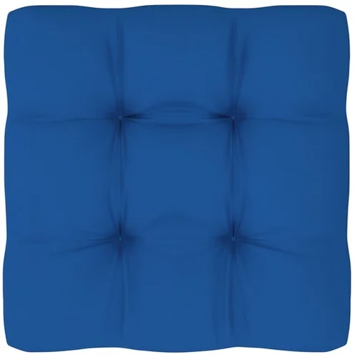  Blazina za kavč iz palet kraljevsko modra 70x70x10 cm