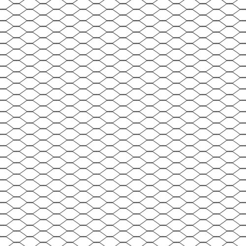  Hexagonalna ograda Siva 1x10 m Čelik Slike
