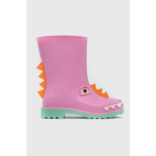 Melissa Otroški gumijasti škornji Rain Boot + Fabula Inf roza barva