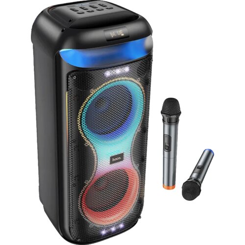 hoco. Bežični zvučnik HA13 Max Ramon, 2 mikrofona, USB, Bluetooth, 60W, Crni Cijene