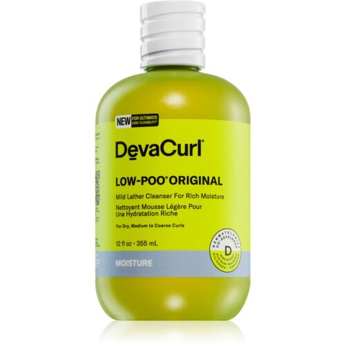 DevaCurl Low-Poo&amp;reg; Original &amp;scaron;ampon za či&amp;scaron;ćenje za valovitu i kovrčavu kosu 355 ml Slike