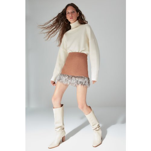 Trendyol Limited Edition Camel Mini Skirt Cijene