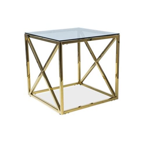  KLUB STOL ELISE B 55*55*55 CM ZLATNI Cijene