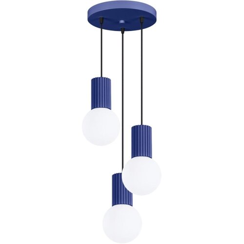 Sollux SL.1740 - visilica na sajli halo 3xG9/8W/230V prečnik 25 cm plava Slike