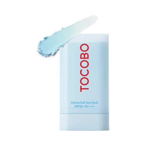 TOCOBO Cotton Soft zaštitni hidratantni stik s mat efektom SPF 50+ 19 g