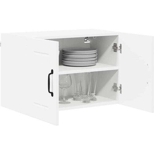 VidaXL zidni kuhinjski ormarić s policom 2 pcs bijelo 60 x 31 x 40 cm Slike