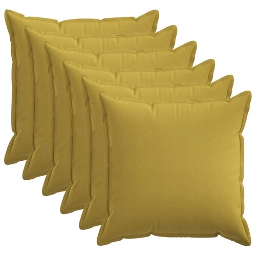  Presvlaka za jastuk 6 kom. HOUTEN Svijetlo zelena 55 x 55 cm - Svijetlo zelena 55 x 55 cm 6 Cijene