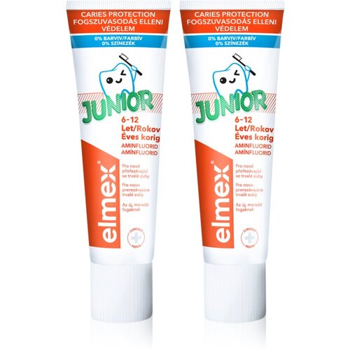 Elmex Junior 6-12 Years zubna pasta za djecu 2 x 75 ml Cijene