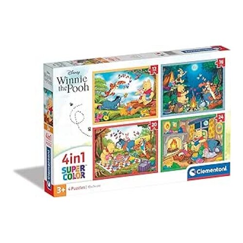 Clementoni puzzle 4 u 1 winnie the pooh ( CL21514 ) Slike