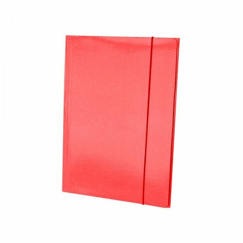 Duplo plastificirana kartonska fascikla sa gumicom 600g crvena Slike