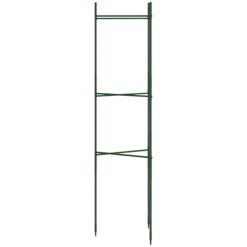 VidaXL Kavez za rajčice 2 kom 116 cm od čelika i PP-a Slike