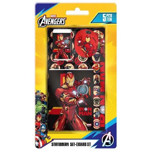 Luna Luna: 5-delni komplet pisalnih pripomočkov Iron Man Cene