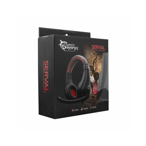 White Shark gaming slu&amp;scaron;alice GH-2040 SERVAL Slike
