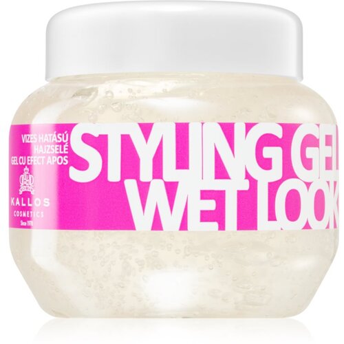 Kallos Styling Gel Wet Look gel za lase z mokrim učinkom ultra močna fiksacija 275 ml Cene