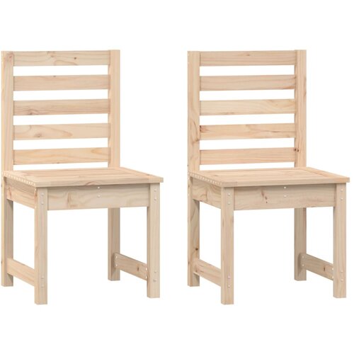 Maison Chic Vrtni Stoli - Stol za vrt 2 kosa 50x48x91,5 cm trdna borovina JS480, (21879043) Cene