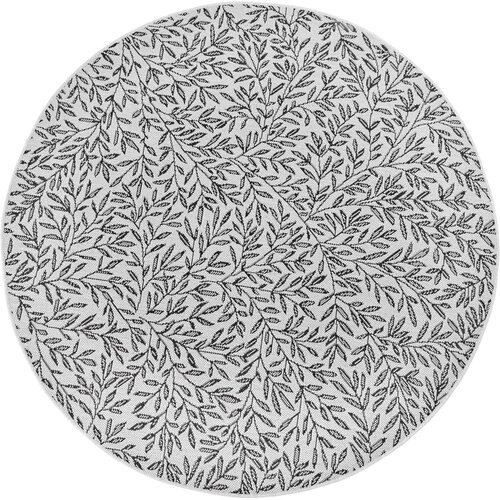 Hanse Home Crno-bijeli okrugao tepih &amp;oslash; 160 cm Twig &amp;ndash; Slike