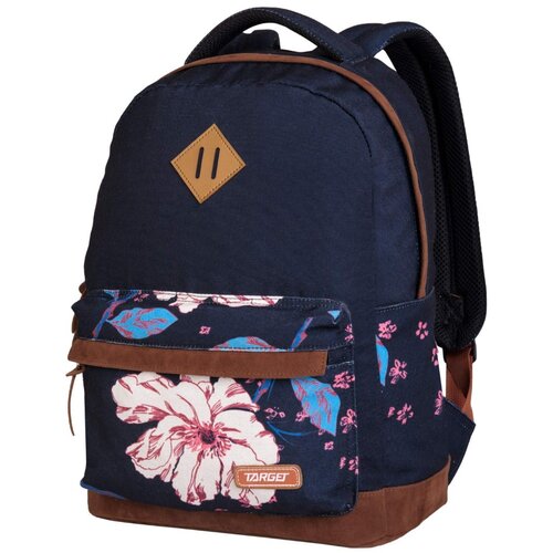 Target CANVAS Floral Blue 26776 - Šolski nahrbtnik, šolska torba Cene
