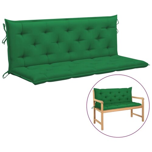 vidaXL Jastuk za ljuljačku zeleni 150 cm od tkanine Cijene