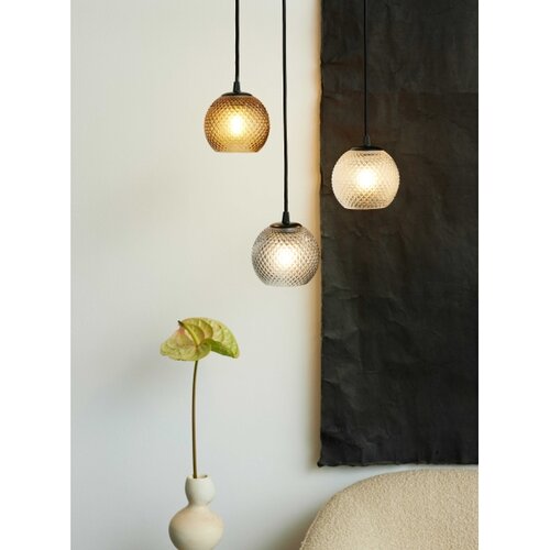 Halo Design 718368 - Visilica na sajli NOBB 1xE27/40W/230V zadimljeno braon Slike