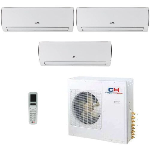 Cooper&amp;amp;Hunter Multisplit trojček 3 x Veritas CHS09FTXQ2-NG wifi 2,6kW notranja / 1 x CHMLU24RK3-NG 7,1kW multi zunanja Slike
