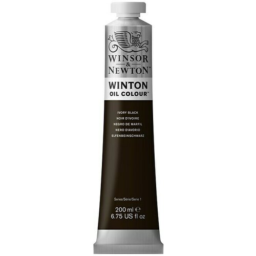 WINSOR &amp;amp; NEWTON Winton Uljana boja (Bjelokosno crno, 200 ml, Tuba) Slike