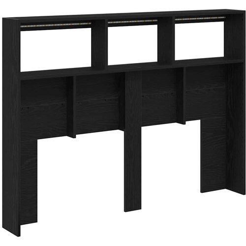 za uzglavlje LED boja crni hrasta 140x17x102 cm Slike