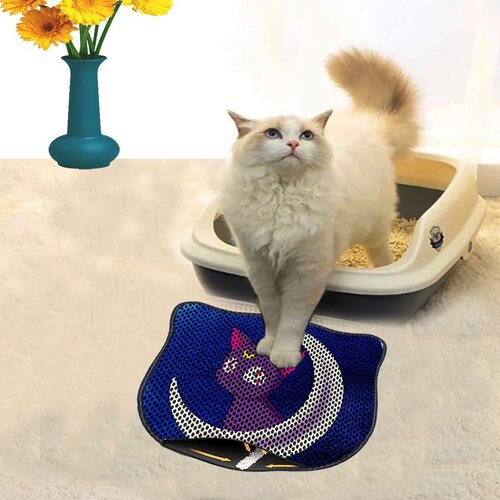 WALLXPERT Kdkafa0136 multicolor cat litter mat Cene