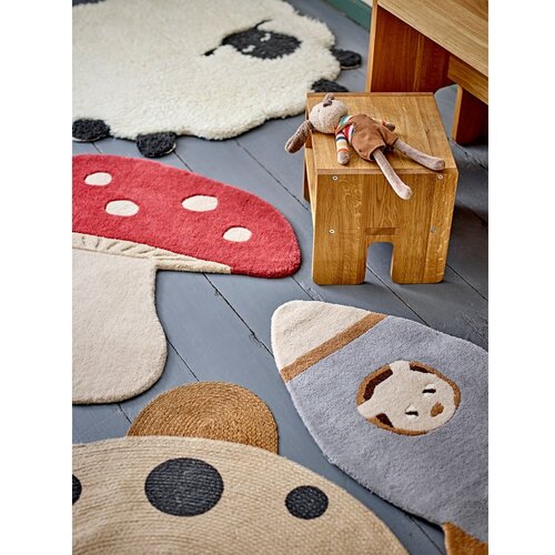 Bloomingville Mini Bijeli vunen dječji tepih &amp;oslash; 84 cm Dolly &amp;ndash; Slike