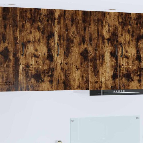 vidaXL Stenska kuhinjska omarica z vrati Dimljeni oreh 40 x 31 x 80 cm Cene