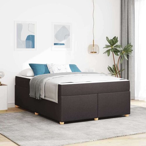  Konstrukcija postelje Temno rjava 140 x 200 cm blago, (5000124118) Cene