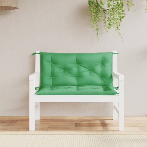  The Living Store Blazina za vrtno klop 2 kosa zelena 100x50x7cm oxford tkanina - Blazina Za Vrtno Klop, (21472610) Slike