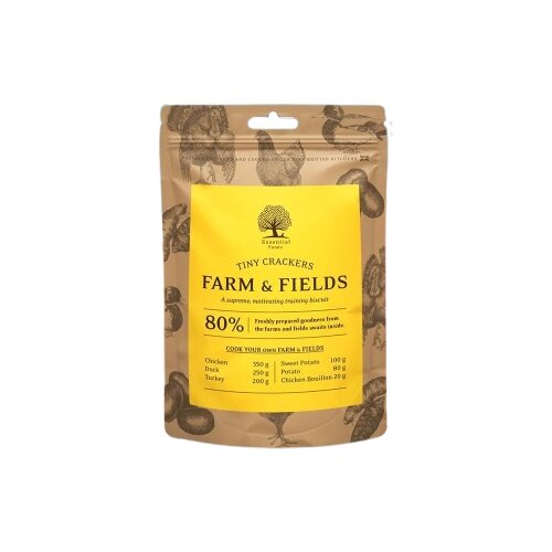 Essential Foods Poslastice za pse Farm and Fields Tiny Crackers, 100g Slike