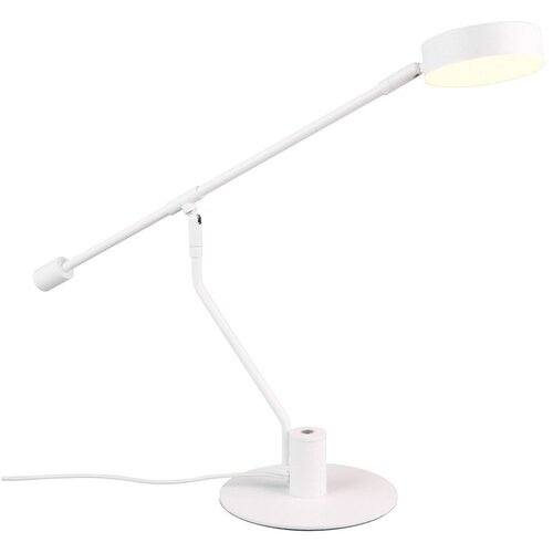  Mat bijela LED stolna lampa sa savitljivom konstrukcijom (visina 64 cm) Manduro &ndash; Cijene