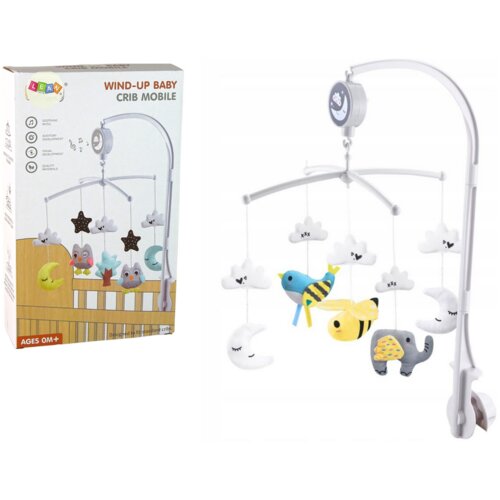 VISILICA za krevetić za bebe Mobile BOX - bijela Slike