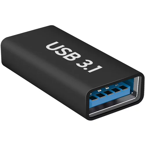 AVIZAR Ženski adapter USB-C za ženski USB 3.1 Fast Transfer 5Gbps Compact Black, (21123588)